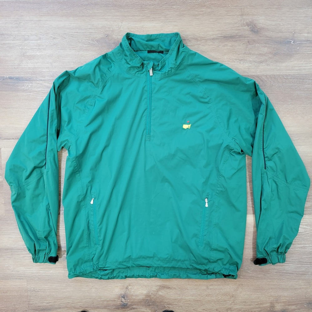 Master Tech Golf Pullover Quarter Zip Jacket Windbreaker Men's XL Extra Large